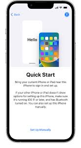 set up your iphone or ipad apple