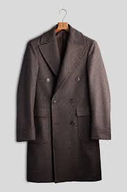 Brown Ulster Coat Clothing
