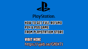 how to get full refund ps4 ps5 game
