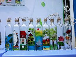 Art Is Painted On Glass Bottles Steemit