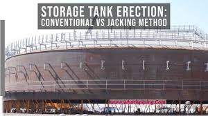 In view of the materials of construction, requirements and recommendations are set forth, i.e.: Storage Tank Erection Conventional Vs Jacking Method What Is Piping