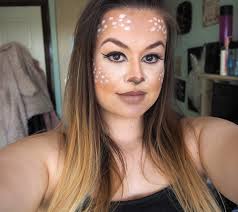 halloween 2019 deer makeup look a