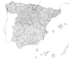 This lossless scalable outline map of spain without poltical boundries is ideal for kids to color, websites, printing and presentations. Maps Of Spain