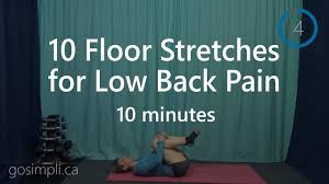 floor stretches for low back pain