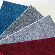 polyester plain exhibition carpet at rs