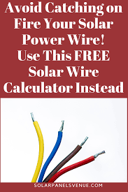 The gauge number will influence the operation. Free Solar Cable Size Calculator Solar Power Secrets Free Solar Solar Power Solar
