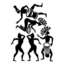 Wall decals music - Wall decal African dance | Ambiance-sticker.com