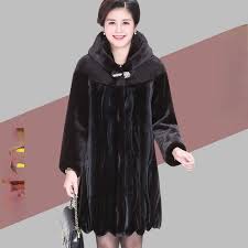Woman Natural Fur Coats Female Winter