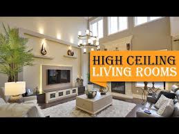 ideas for high ceiling living rooms