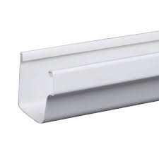 Amerimax Home Products 5 in. x 10 ft. White Vinyl K-Style Gutter M0573 -  The Home Depot