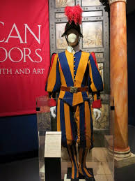 You'll find guards with this distinctly renaissance appearance as you exit st. Vatican Swiss Guard Uniform Bild Von Ronald Reagan Presidential Library And Museum Simi Valley Tripadvisor
