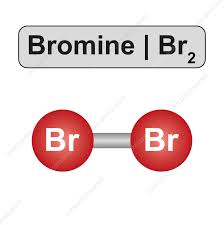bromine molecule ilration stock
