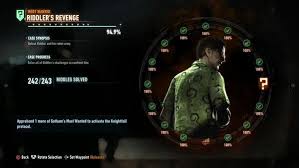 On this page of our guide to batman: Riddler Help Stuck On 242 243 With No Trophies Showing Up On Map Batmanarkham