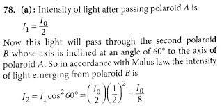 unpolarised light of intensity i0