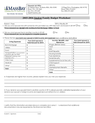 16 budgeting worksheets for students
