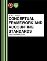 conceptual frameworks and accounting