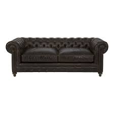 warner leather 90 chesterfield sofa