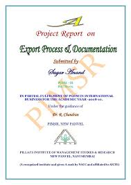 Cover Page Format For Project Report Report Cover Page Template For