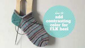 contrasting color for flk heel