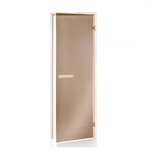 Horizon Glass Door Bronze Sauna Door