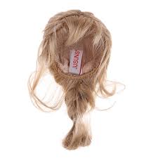 Gazechimp Adorable Mini Dolls Hair Centipede Braid Wig Hairpiece For 1 8 Bjd Accessory