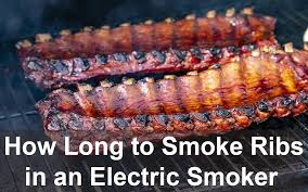 to smoke ribs in an electric smoker