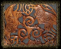 Celtic Art Wood Carvings By Jen Delyth