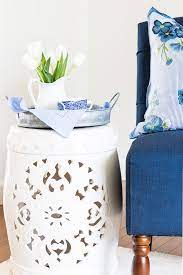 ceramic garden stool styling ideas on