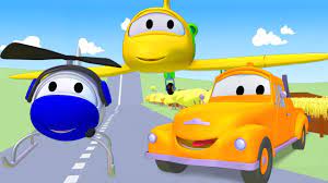 Máy bay Và Tom - chiếc xe tải kéo | Phim hoạt hình chủ đề xe hơi và xe tải  xây dựng - YouTube