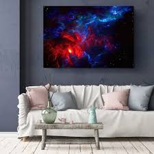 Galaxy Red Nebula Space Star