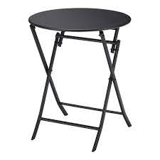 Explore our selection of stylish garden bistro sets. Stylewell Mix And Match Black Round Steel Folding Outdoor Bistro Table Fts41034 The Home Depot