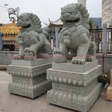 Chinese Lion Fu Dog Statues