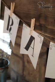 free printable letter banners shanty