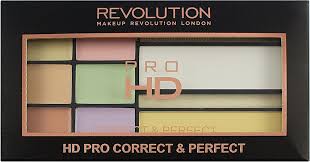 makeup revolution hd correct and