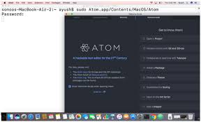 how to install atom on mac javatpoint
