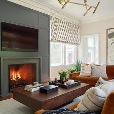 Wood Paneled Fireplace Design Ideas