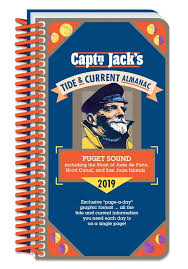Captn Jacks Tide Current Almanac Puget Sound 2019