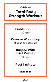 a full body strength workout you can