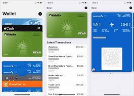 Wallet App Credit Cards