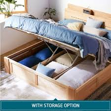 Kane Solid Wood Bed Frame With Charging
