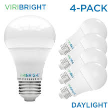 Viribright 100 Watt Equivalent Led Light Bulb 6500k Daylight Medium Screw Base E26 Pack Of 4 Walmart Com Walmart Com