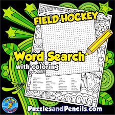 field hockey word search puzzle