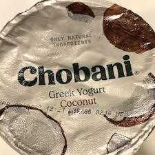 chobani coconut blended low fat greek
