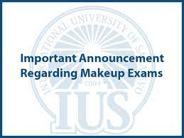 regarding makeup exams