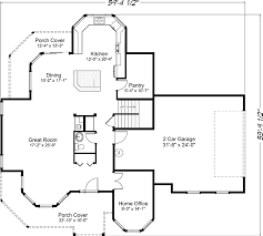 Agate Beach Two Story House Plans