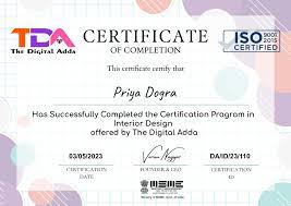 interior design free certification