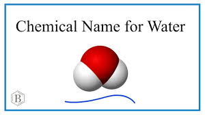 what is the chemical name for water