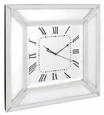 Plain Mirrored Wall Clock