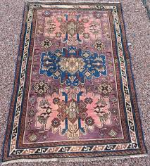 antique caucasian kuba rug pairs of