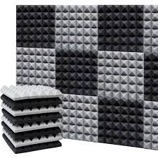 12 24pcs 25 25 5cm Acoustic Foam Panels